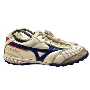 Mizuno Morelia Sala Elite Indoor Soccer Shoes Men's 8 Cream Cleats Football